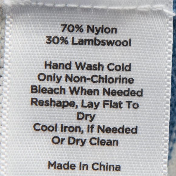 Talbots Sweater Lambswool Blend Horizontal Stripe Blue White Size XS New - Picture 4 of 5